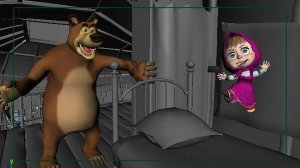 Сбежал о злого миши в игре Маша и Медведь! Почти как в игре SchoolBoy Runaway! Roblox АНДРЮХОС