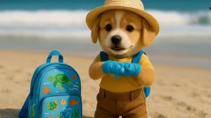 Мультики для детей. Приключение собаки. Собачка помогает природе. Детям