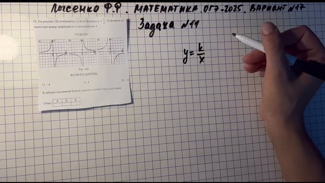 Вариант № 17. Задача № 6-14. Математика ОГЭ-2025 под ред Лысенко Ф.Ф. смотреть онлайн