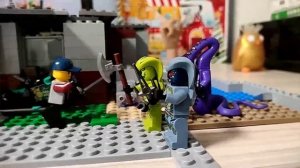 Лего драка против змей