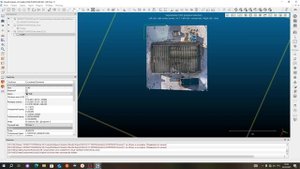 Cloud Compare сегментация облака точек Slam RS10