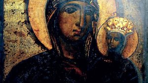 ИКОНА БОЖИЕЙ МАТЕРИ "ВСЕБЛАЖЕННАЯ" ("ПАММАКАРИСТА").