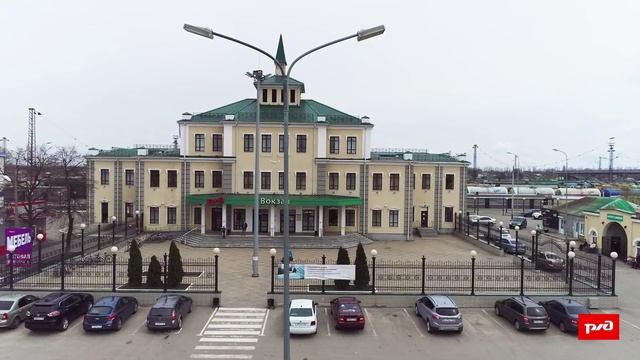 Поворино. Воронежская область. Железнодорожный вокзал.