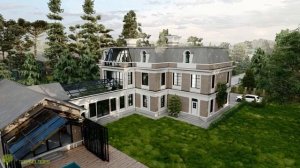 Особняк в классическом Английском стиле. 900 м2.