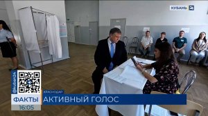 Игорь Галась проголосовал на выборах губернатора Краснодарского края