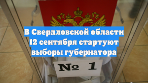 В Свердловской области 12 сентября стартуют выборы губернатора