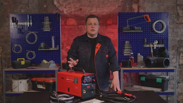 Сварочный полуавтомат FUBAG IRMIG 200 SYN LED с горелкой 250А в комплекте 646404 смотреть онлайн