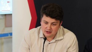 Петр Лундстрем на открытии Ситуационного центра ОП РФ