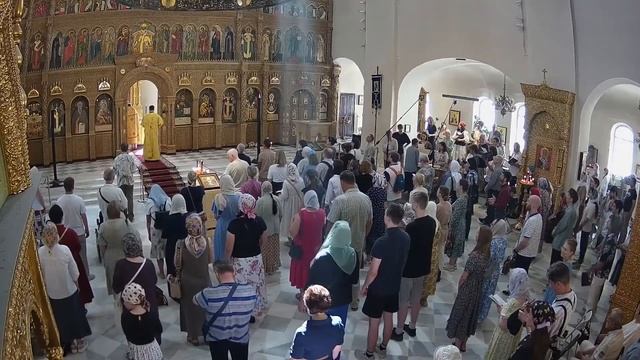 20.07.2025 Божественная литургия в Феодоровском соборе смотреть онлайн