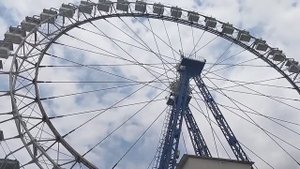 Прокатились на Большом колесо обозрения в Измайловском парке