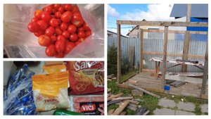 Разбираем беседку // Еженедельная закупка продуктов // Сырные лепешки