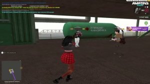 пытался сбить, но сел на жопку(