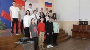 Военно спортивная игра "Зарница". Станция- на привале.8-11 класс Ольгинская средняя школа 2025 год.