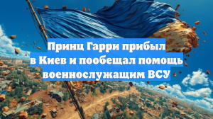 Принц Гарри прибыл в Киев и пообещал помощь военнослужащим ВСУ