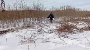 Уборка ДКР в Тюмени зимой