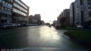 Проезд на красный в Абакане