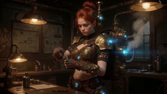 Девушка борется против монстров. Мини мультфильм.