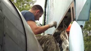 (11.09.2025) В парке Гагарина установлен новый экспонат - истребитель Су-27