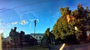 Орёл. Утро. В такси до вокзала. Из окна. Без ускорения. Визуальная медитация.