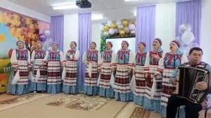 Ансамбль "Тулинское раздолье" на юбилее д/с "Родник" (п.Тулинский, НСО) 12.09.25 г. (3)