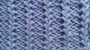 28. Вязание на спицах. Объемная резинка