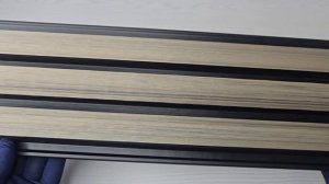 Фасадная панель брусковая, темно-серая