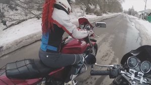 ОТКРЫЛИ СЕЗОН | ДЕВУШКА НА HONDA CB400 | МОМЕНТЫ ПЕРВОГО ВЫЕЗДА 2018