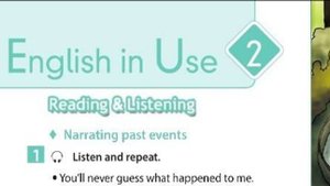 Spotlight 7, mod 2, Eng in use, words