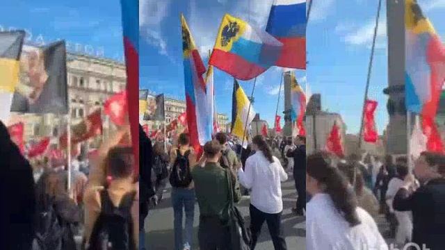 Мы русские, с нами Бог! И снова тысячи людей произносят!