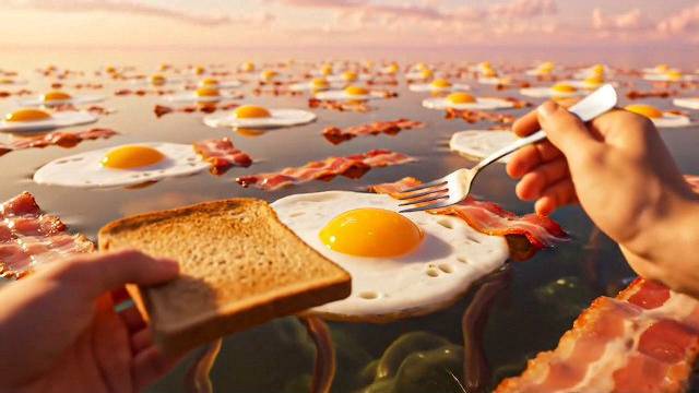 В каком океане еды вы бы плавали? 🌊