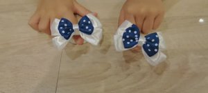 Школьные бантики из лент