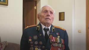 Герой России поздравляет кавалеров ордена Александра Невского