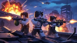 Играю в роблокс режим гипер стрельба (3 часть)