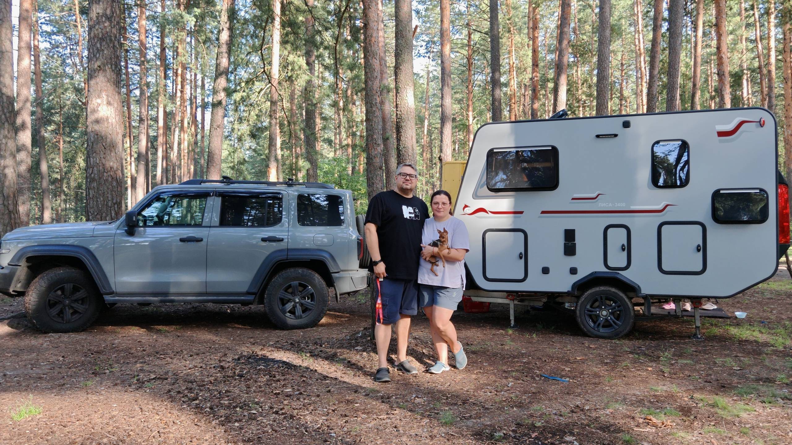 Обзор на прицеп-кемпер Лиса 3400