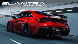 Комплект обвеса HARDCORE для Hyundai Elantra 2025 от Zephyr Designz