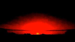 Закат солнца в саванне!