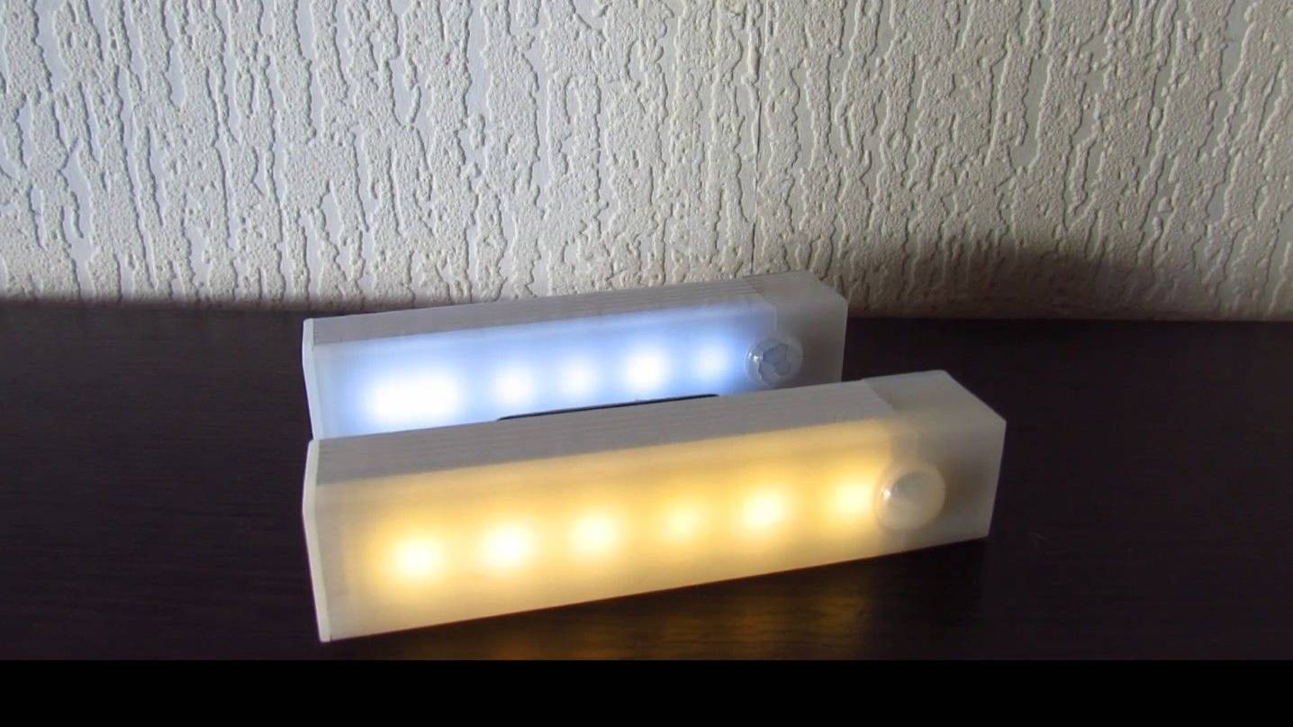 Светильник с датчиком движения. Дополнение. смотреть онлайн