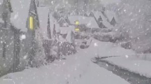 Снег, пурга у костра. Звуки дня сна