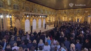 Президент выступает на XI Санкт-Петербургском международном форуме объединённых культур 12 сентября