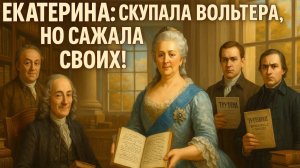 Екатерина II и парадокс свободы: зачем императрица душила печать, но скупала Вольтера