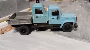 ГАЗ 3307 с двумя кабина. 1:43. Конверсия.