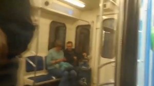 Московское метро. Поездка на 81-760 от "Ленинского проспекта" до "Третьковской"