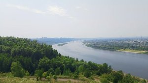 Аналог смотровой площадки на Ленинских горах но в Нижнем Новгороде