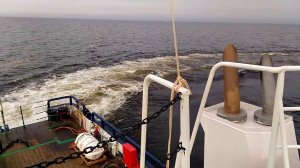 Маневренные испытания судна " Капитан Шершнев" пр. 02781