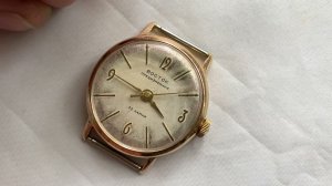 Александр Бродниковский-восстановленные часы Восток-прецизионные в позолоченном корпусе ЧЧЗ