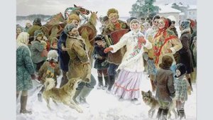 "Светит месяц!" Баян