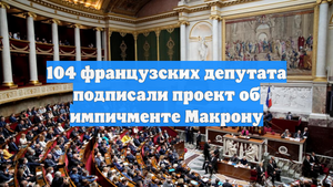 104 французских депутата подписали проект об импичменте Макрону