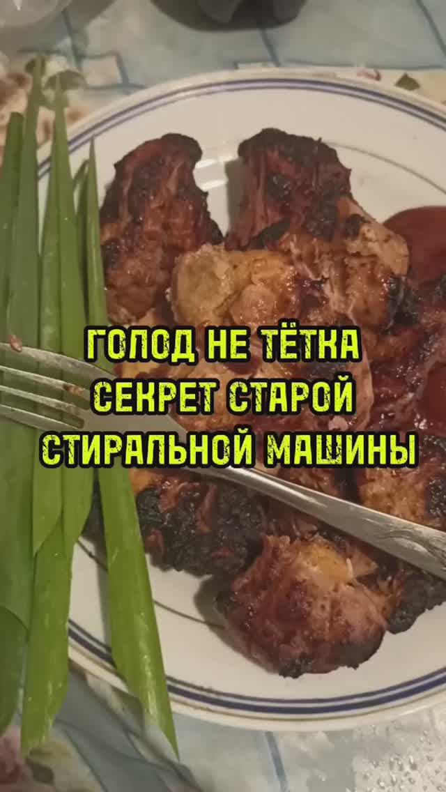 ГОЛОД НЕ ТЁТКА ИЛИ СЕКРЕТ СТАРОЙ СТИРАЛЬНОЙ МАШИНЫ