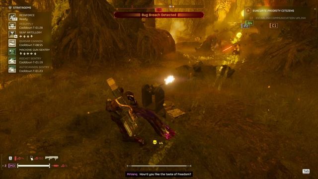 Helldivers 2: Evacuate Citizens & Establish Uplink - Gacrux (Jin Xi Sector) смотреть онлайн