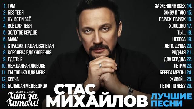 Стас МИХАЙЛОВ - ЛУЧШИЕ ПЕСНИ 2025 БОЛЬШОЙ СБОРНИК САМЫХ ЛУЧШИХ ХИТО ОНЛАЙН БЕЗ РЕКЛАМЫ 2025